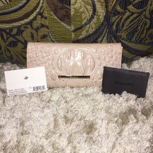 Brahmin Soft Checkbook Wallet - Silk Melbourne